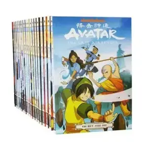 Аватар: Легенда об Аанге. Английские книги-комиксы (1 и 2 сезоны), 18 книг
