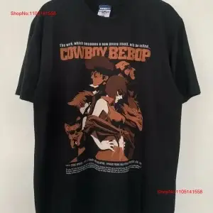 Футболка унисекс Cowboy Bebop к 20-летию аниме, винтаж