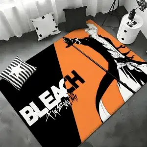 Аниме коврик Bleach для спальни и гостиной (фланель)