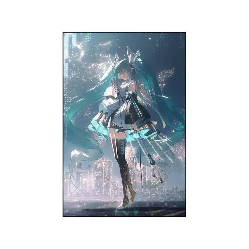 Постер Hatsune Miku на холсте