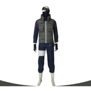 Косплей-костюм по аниме «Наруто» — Kakashi Full Set Ninja Warrior Outfit Character Role