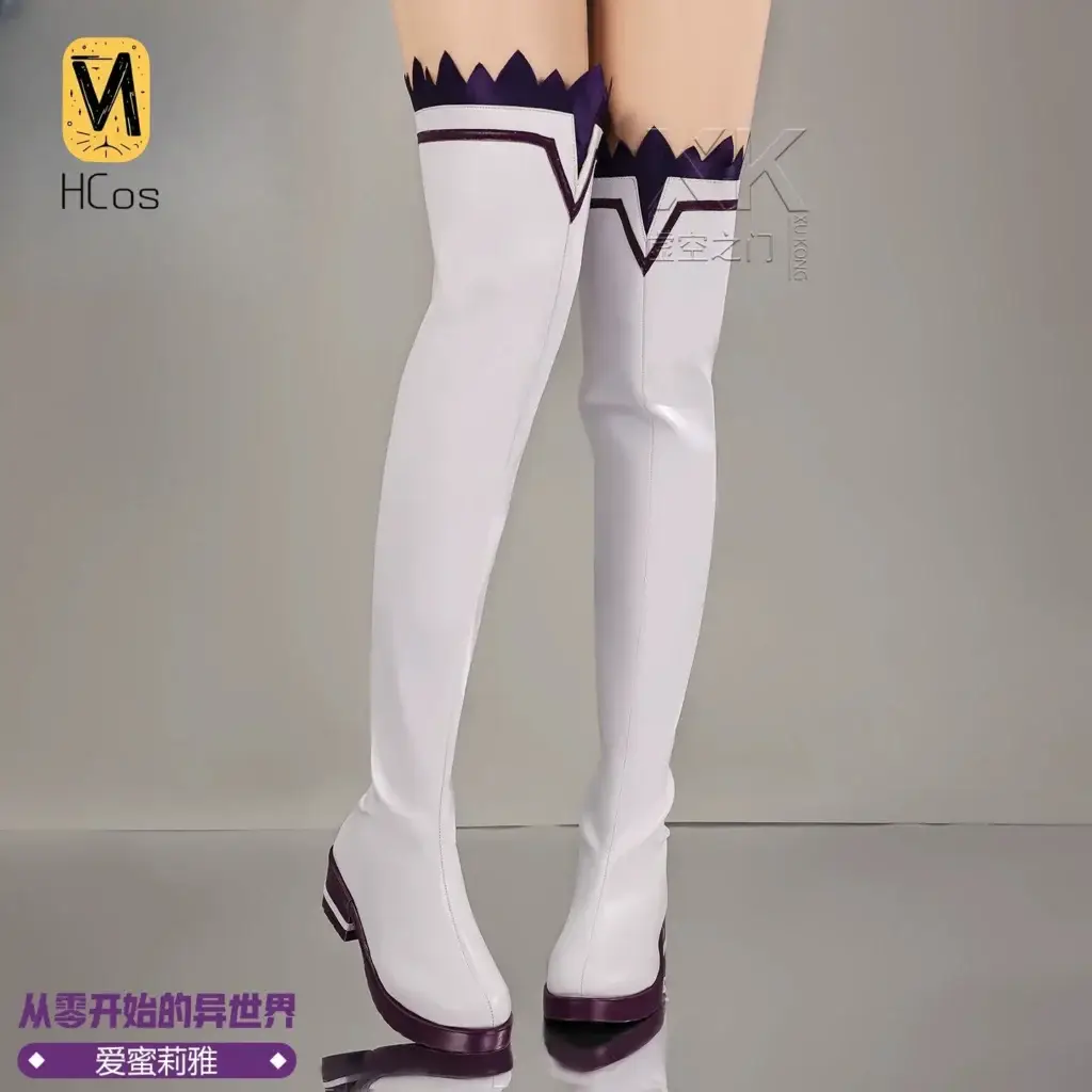Косплей-костюм по аниме «Re:Zero. Жизнь с нуля в альтернативном мире» — Handmade Cos Outfit: Re:Zero − in Emilia Shoes