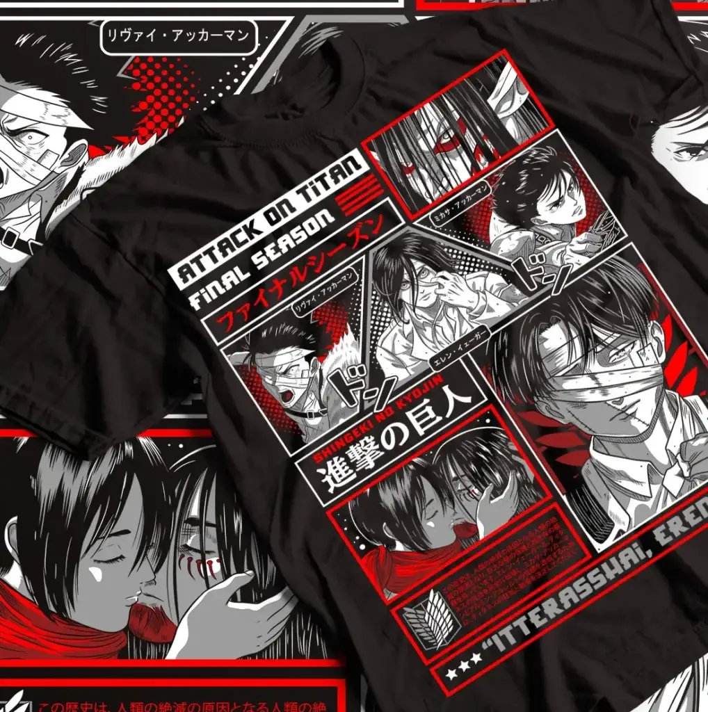 Одежда «Атака титанов» — Attack on Titan No Horror Exclusive Shirt All Size