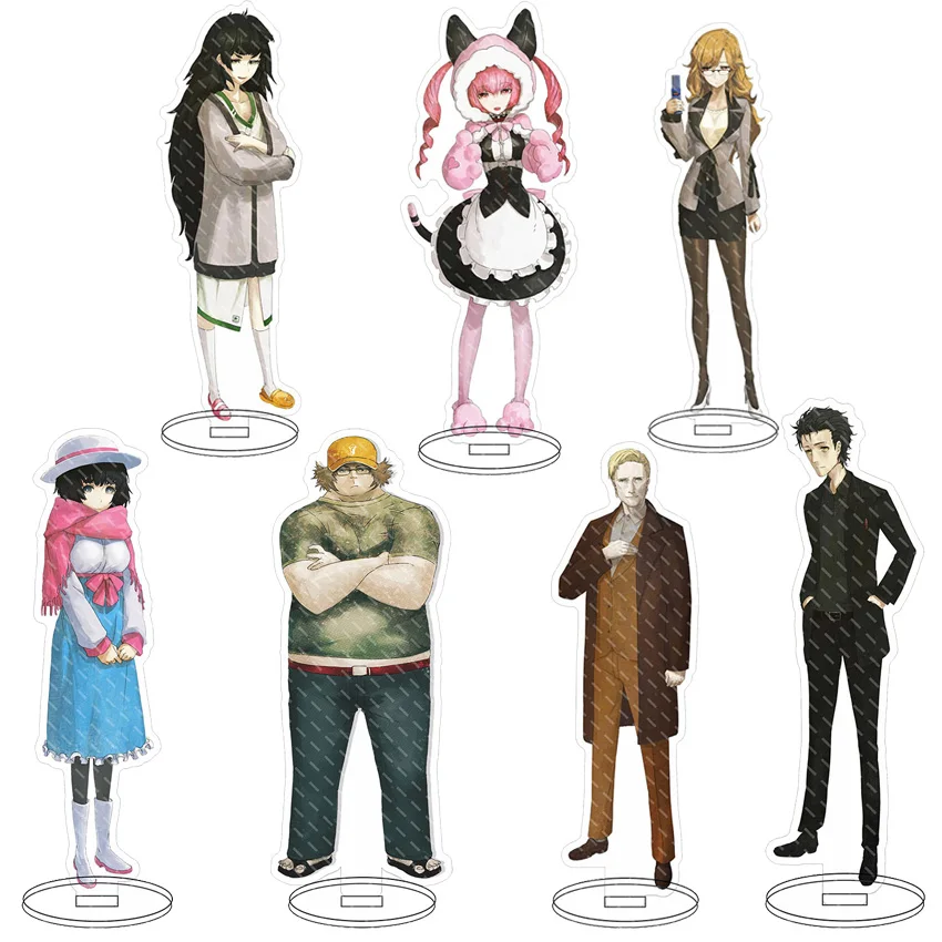 Акриловый стенд «Врата Штейна» — 16CM Acrylic Stand Steins;Gate Okabe Rintarō Makise