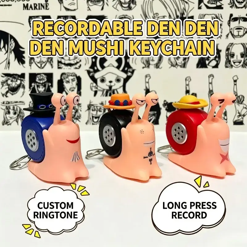 Брелок «Ван-Пис» — Keychain Cute Cartoon Creativity Can Be Recorded