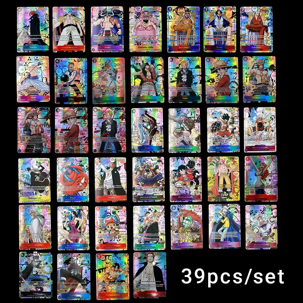 Канцелярский товар «Ван-Пис» — TCG OPCG English Card Collection Set 39pcs/set