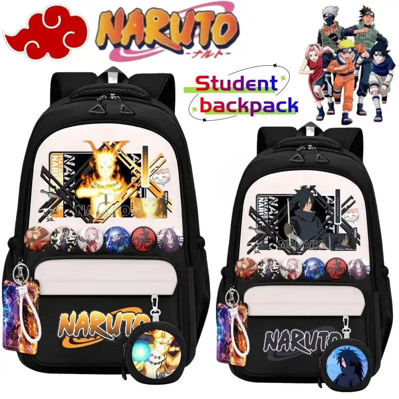 Товар для гиков «Наруто» — Uchiha Sasuke Hyūga Hinata Secondary Backpack Men’s