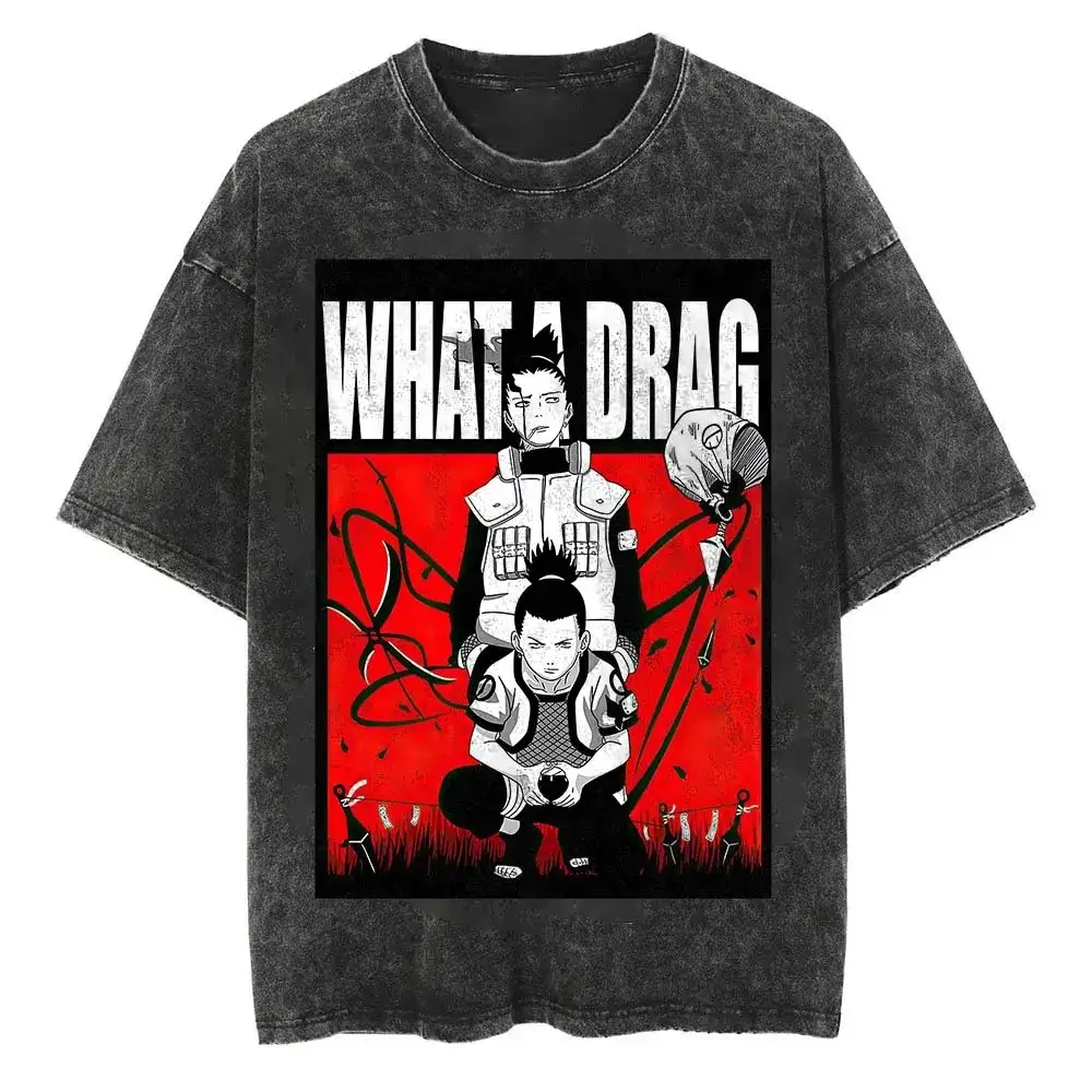Футболка «Наруто» — Sasuke Susanoo T-shirt Shippuden Tee Vintage Washed