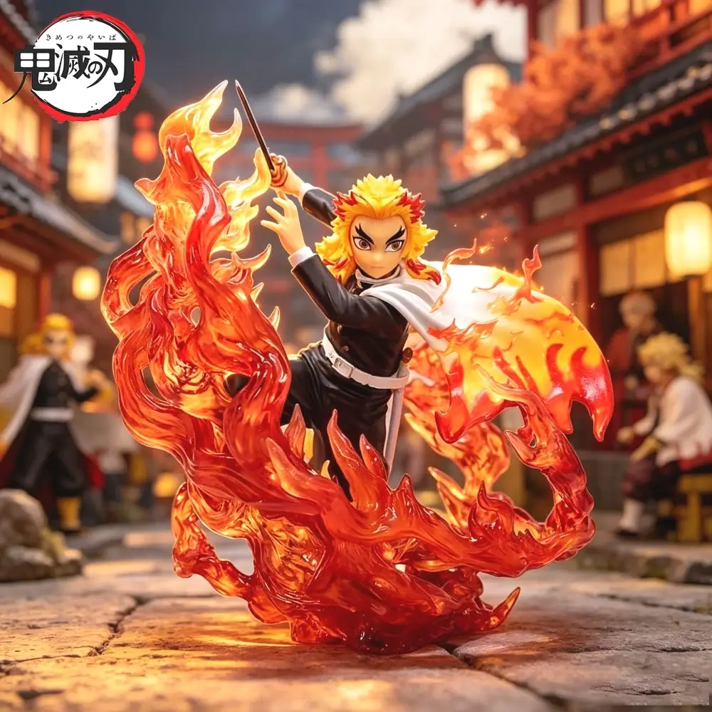 Фигурка «Клинок, рассекающий демонов» — 18cm Figure Rengoku Kyoujurou Action Figures Pvc