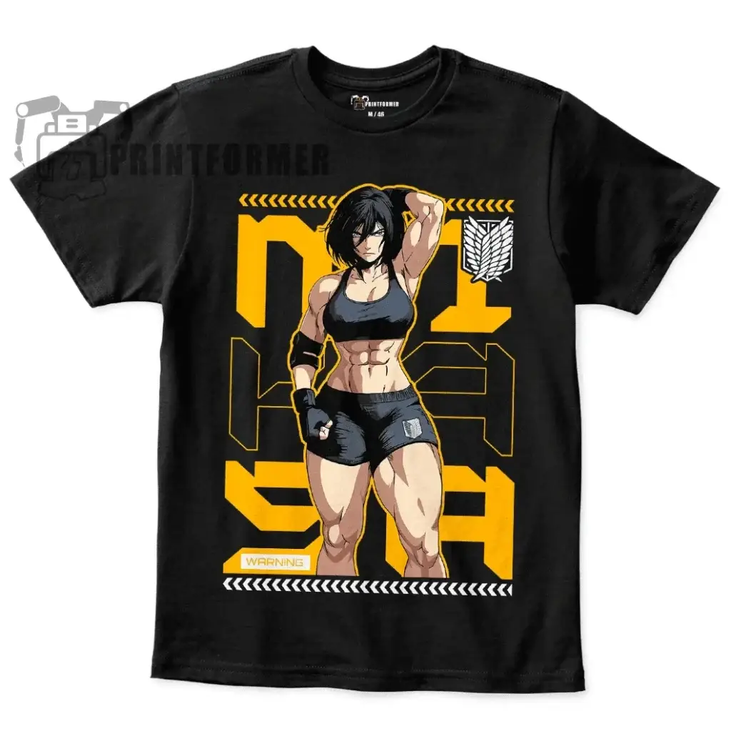 Футболка «Атака титанов» — Mikasa T-shirt Attack On Titan Shirt No AOT Shirt