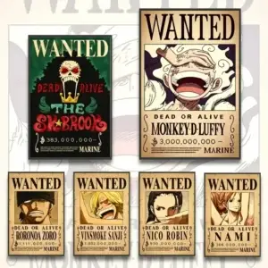 Постер «Ван-Пис» — Canvas Poster Painting Bounty Order Luffy Wallpapr