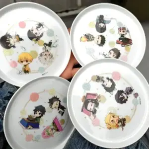 Товар для гиков «Клинок, рассекающий демонов» — Resin Round Plate Kamado Tanjiro Tokito Muichiro