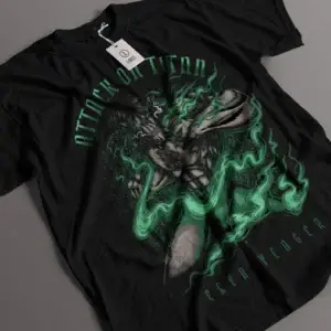 Футболка «Атака титанов» — Attack on Titan Eren Final No AOT Tshirt T-Shirt Tee