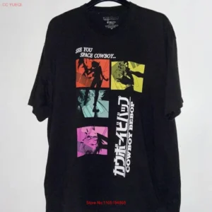Футболка «Ковбой Бибоп» — T Shirt XXL Sunrise Funimation UNI Rare Find