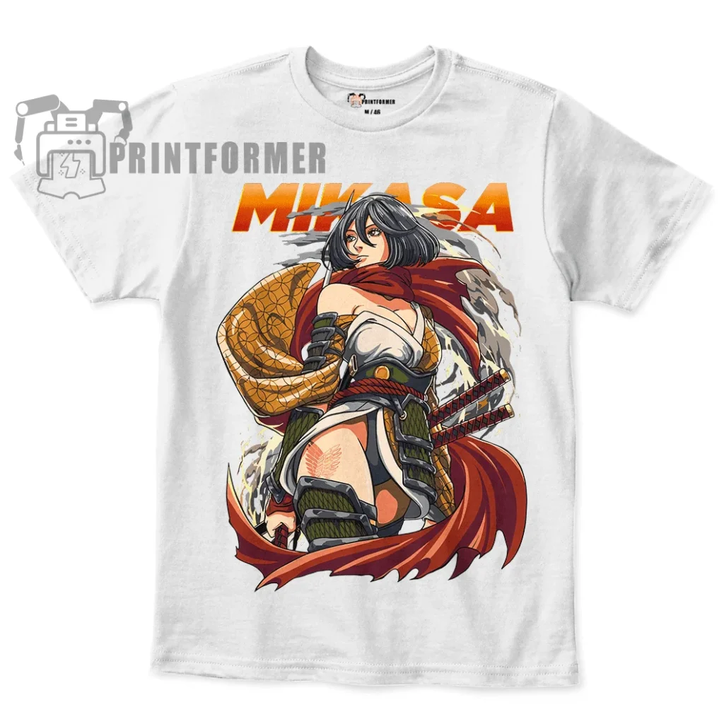 Футболка «Атака титанов» — Mikasa T-shirt Attack On Titan Shirt No AOT Shirt