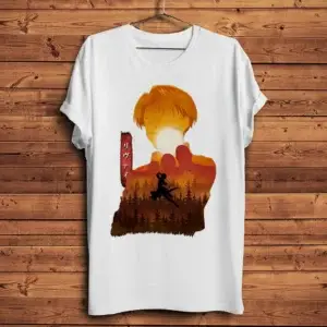 Футболка «Атака титанов» — Levi Ackerman Attack Titan Funny Tshirt Homme Short