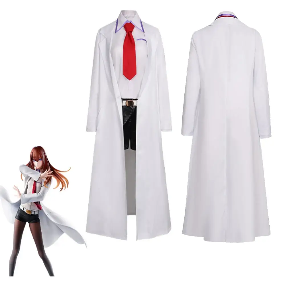 Косплей-костюм «Врата Штейна» — Makise Kurisu Christina Coat Tracksuit Trench Woman