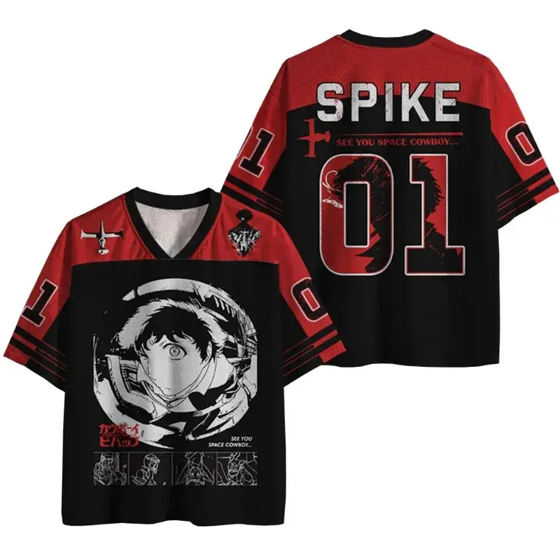Футболка «Ковбой Бибоп» — Spike Spiegel T-shirt 3D All Over Print Streetwear