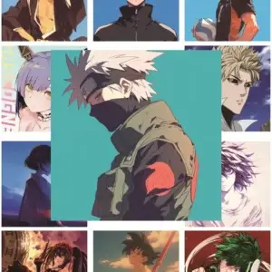 Наклейки «Наруто» — Hatake Kakashi Son Goku heat transfer stickers