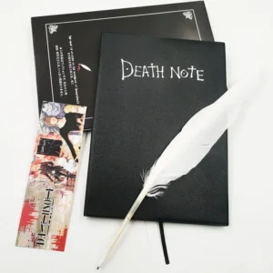 Блокнот «Тетрадь смерти» — Death Note Notebook Set Leather Necklace Bookmark