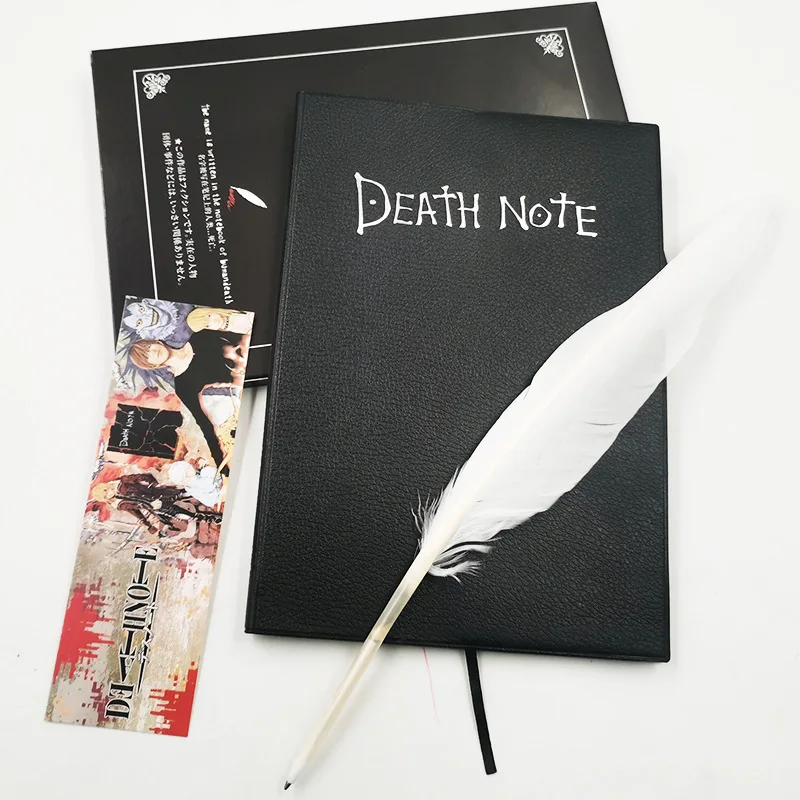 Блокнот «Тетрадь смерти» — Death Note Notebook Set Leather Necklace Bookmark