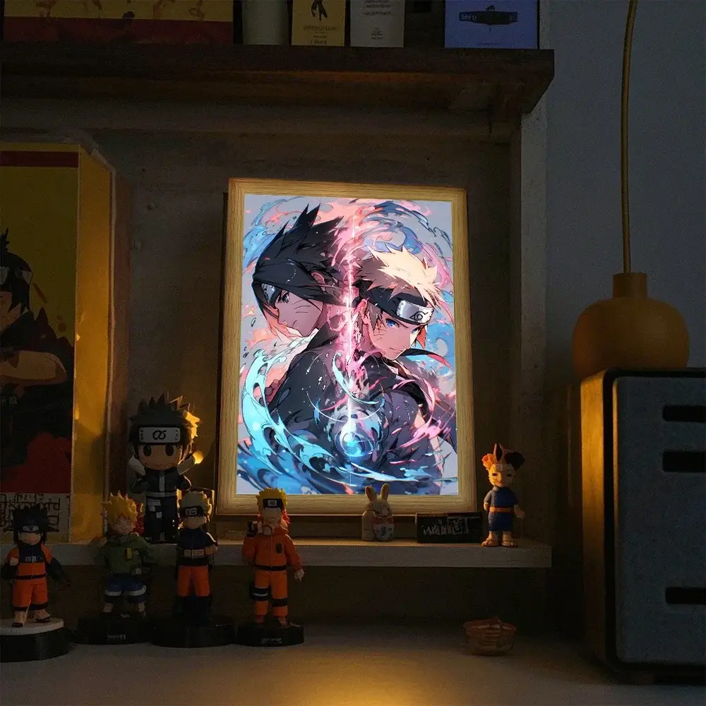 Фигурка «Наруто» — Figure Sticker Light Painting Photo Frame Room Decor