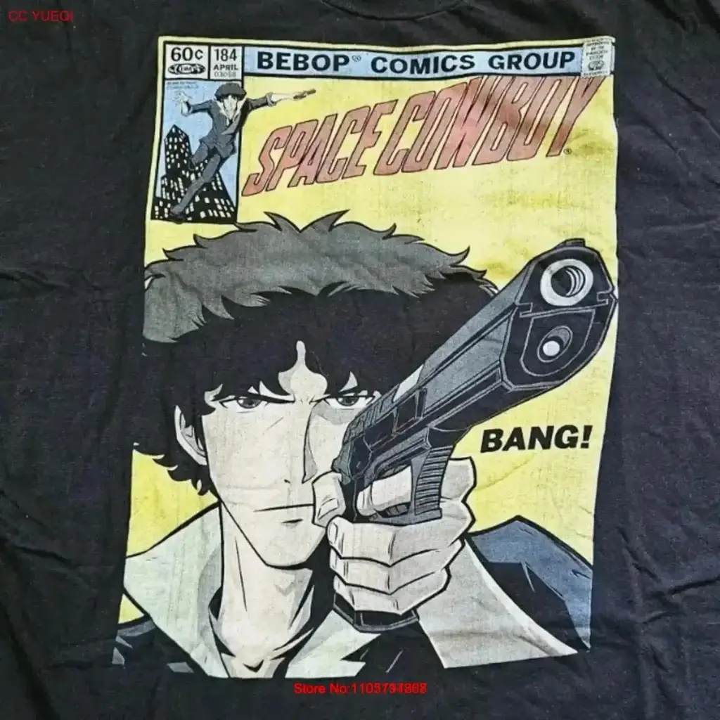 Футболка «Ковбой Бибоп» — Vintage Spike Spiegal T Shirt Size 3XL Washed