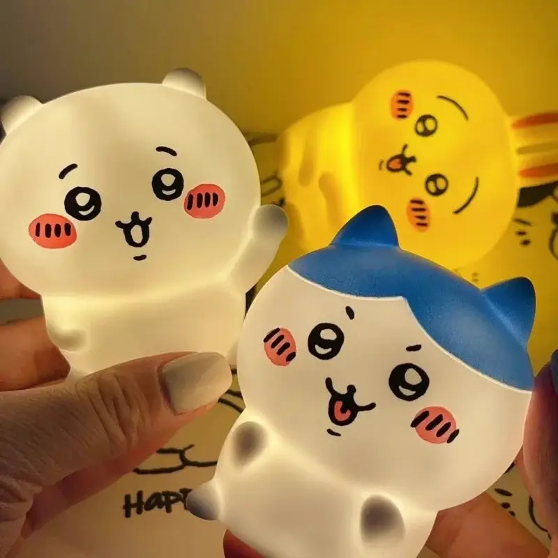 Товар для гиков «Красавица-воин Сейлор Мун» — Cute Chiikawa Soft Silicone Night Light Kawaii