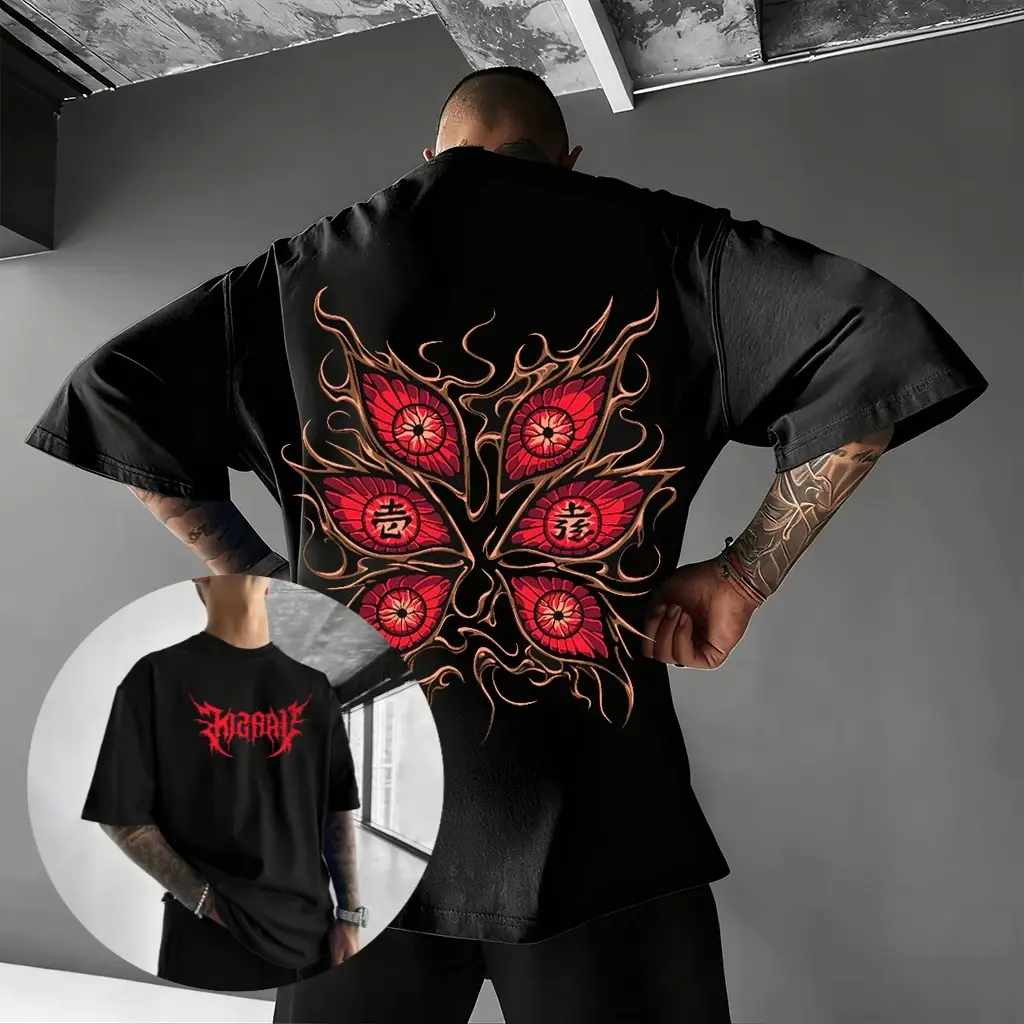Футболка «Клинок, рассекающий демонов» — Unisex Kokushibo Graphic T Shirt Men Women