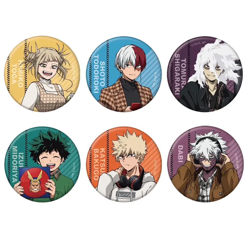 Значок «Моя геройская академия» — My Katsuki Bakugo Izuku Midoriya Badge 58MM Cute