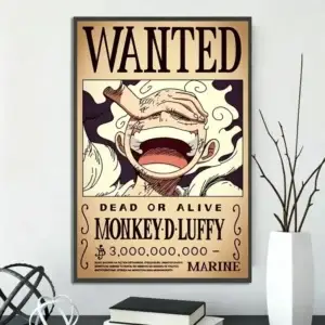 Постер «Ван-Пис» — Poster Canvas Painting Bounty Order Luffy Wallpapr