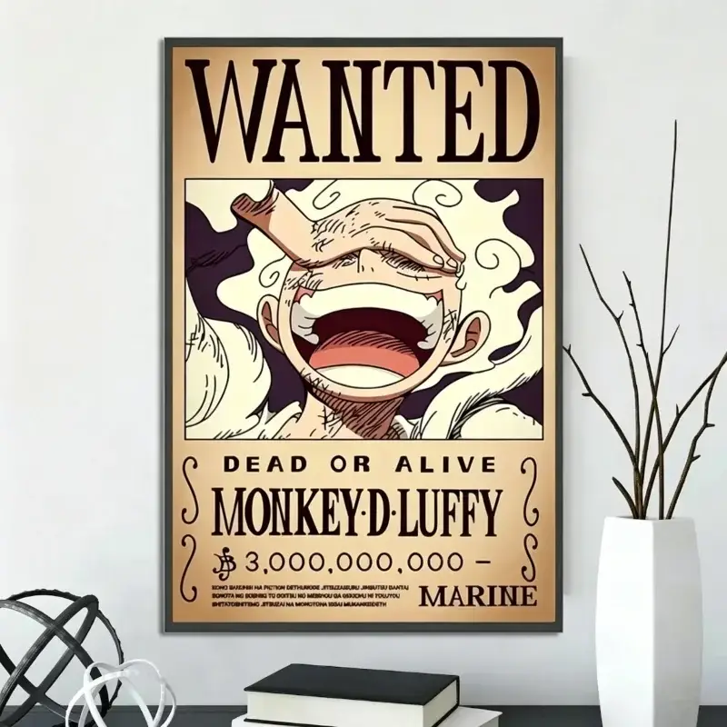 Постер «Ван-Пис» — Poster Canvas Painting Bounty Order Luffy Wallpapr