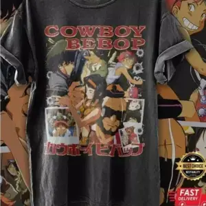 Футболка «Ковбой Бибоп» — t shirt All Size Vintage Unisex Shirt