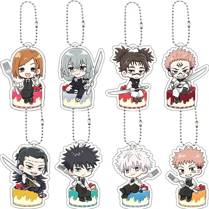 Брелок «Магическая битва» — Mahito Choso Satoru Gojo Acrylic Keychain Cartoon