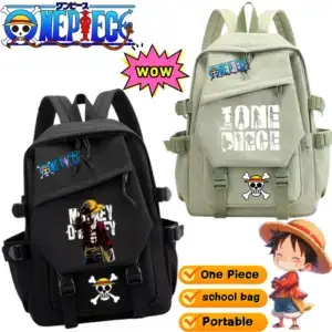 Товар для гиков «Ван-Пис» — Luffy Roronoa Zoro Backpack Creative High-Value