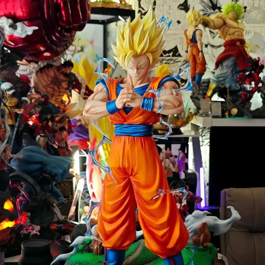Фигурка «Драконий жемчуг» — Super Saiyan 2 Goku GK Figure Statue Model, SSJ2