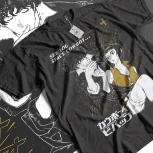 Футболка «Ковбой Бибоп» — T-Shirt Edward Tee Judy Spike Spiegel shirt Faye