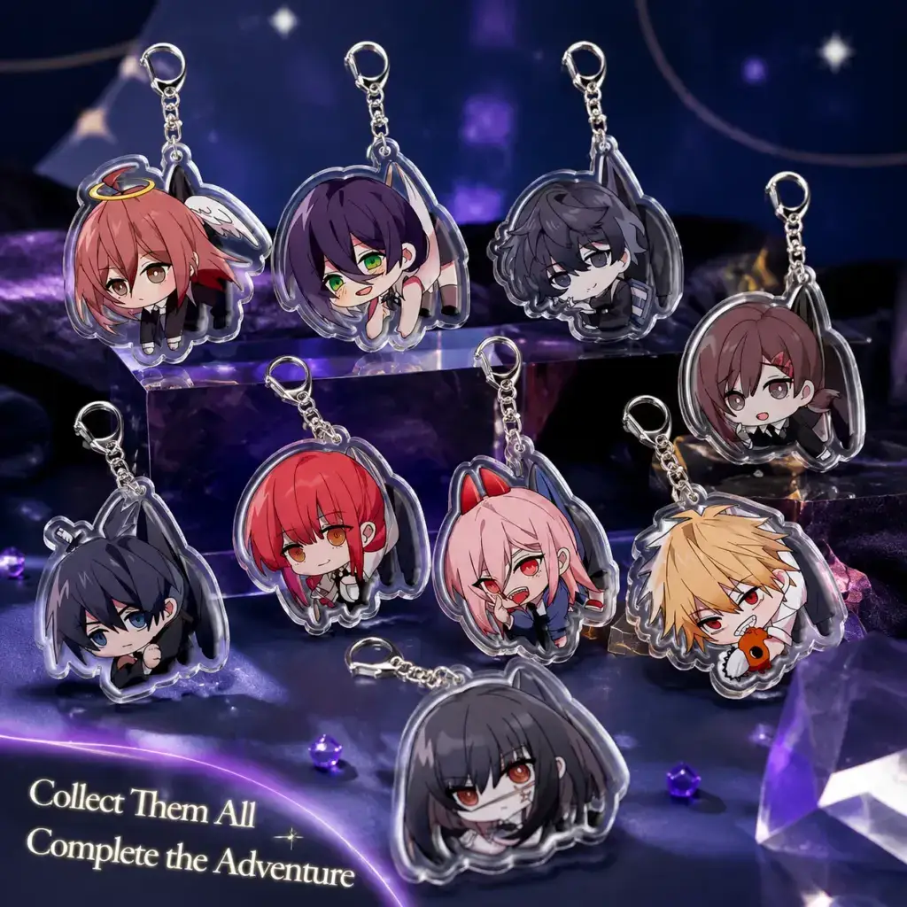 Фигурка «Человек-бензопила» — Cute Pochita Acrylic Keychain Keyring Pendant Figure
