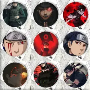 Значок «Наруто» — Character Uchiha Shisui N-Naruto Badge Tinplate DIY