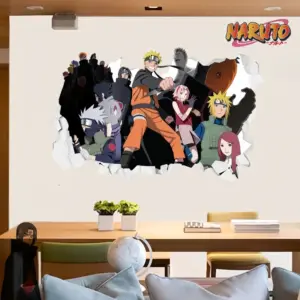 Постер «Наруто» — 3D Stereoscopic Wall Sticker Personality Student